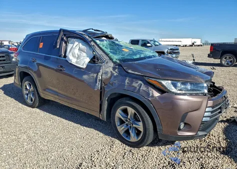 2018 Toyota Highlander Limited из США, поврежденный, VIN 5TDYZRFH8JS280663